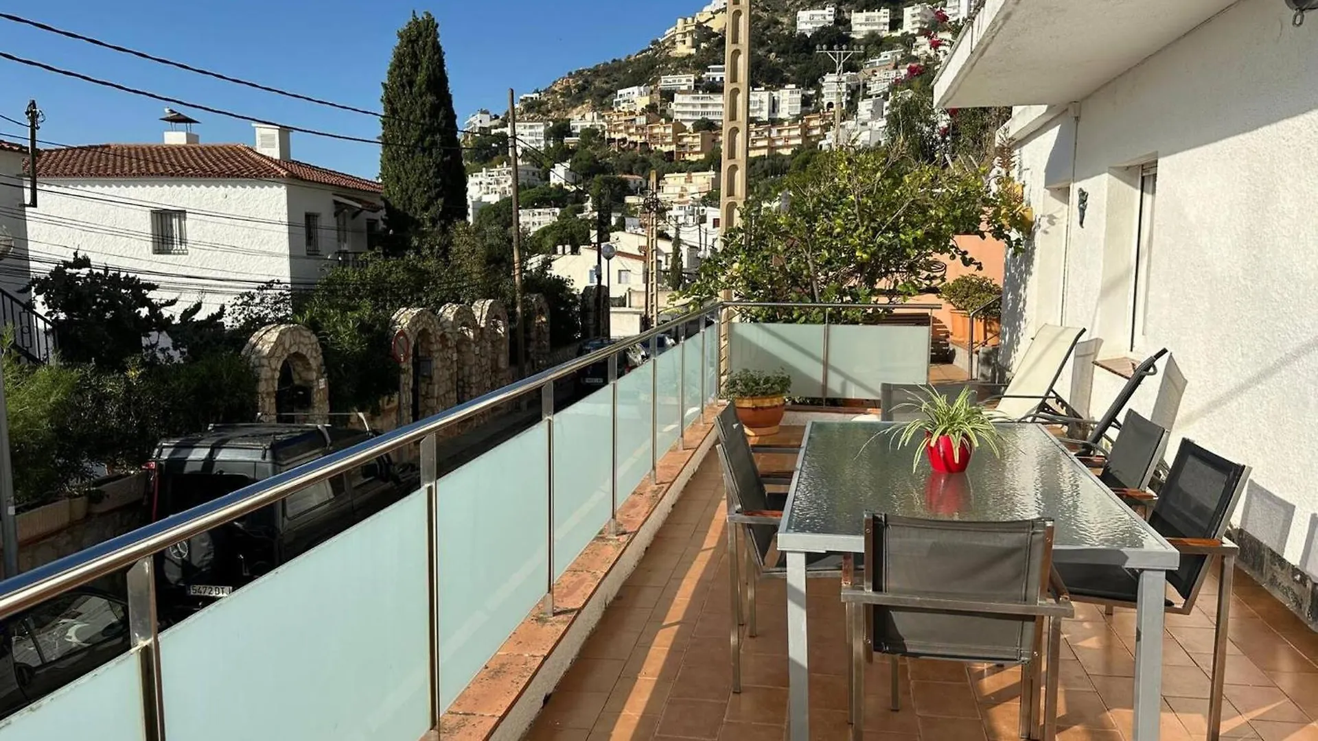 Bonito Apartamento Cerca De La Playa Con Gran Terraza Av-04 Roses Daire
